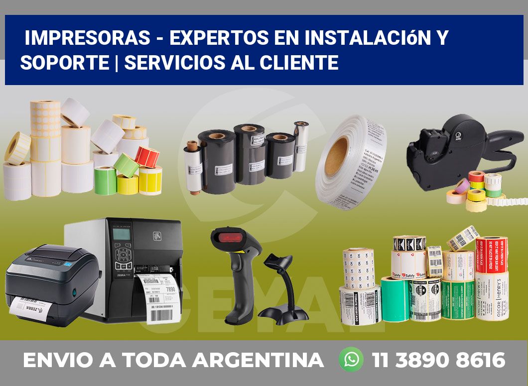 Impresoras – Expertos en instalación y soporte | Servicios al cliente