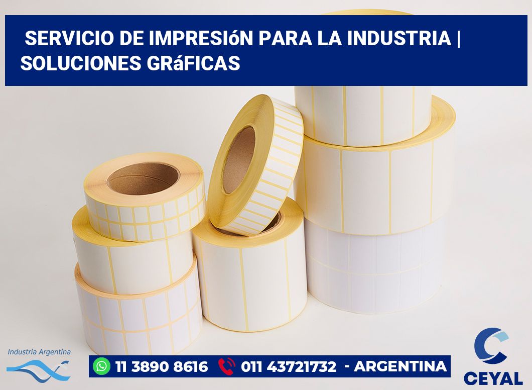 Servicio de impresión para la industria | Soluciones gráficas