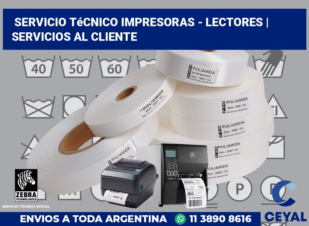 Servicio técnico impresoras - lectores | Servicios al cliente