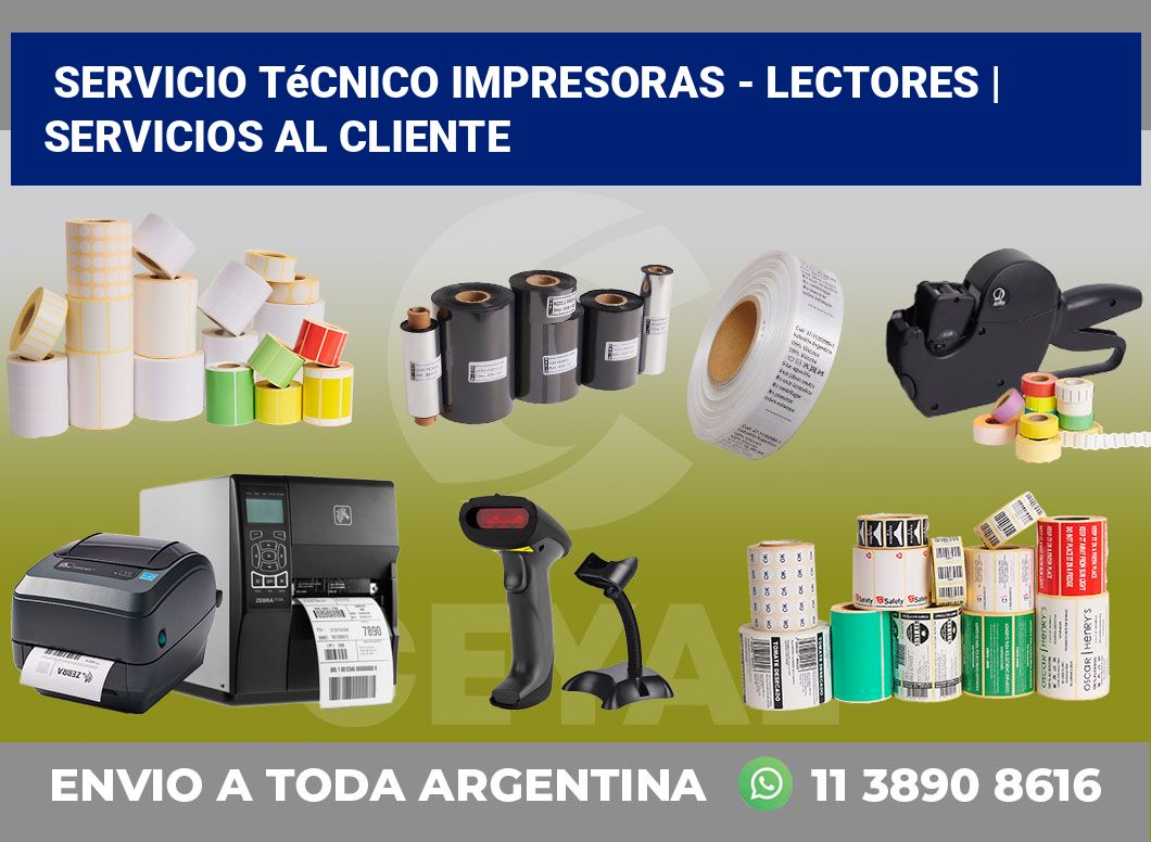 Servicio técnico impresoras – lectores | Servicios al cliente