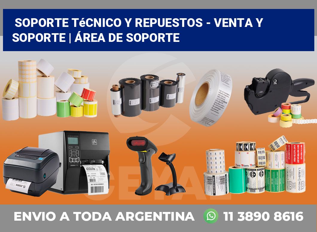 Soporte Técnico y Repuestos – Venta y soporte | Área de soporte