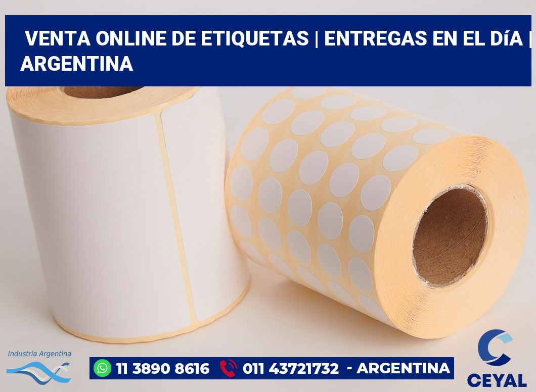 Venta online de etiquetas | Entregas en el día | Argentina