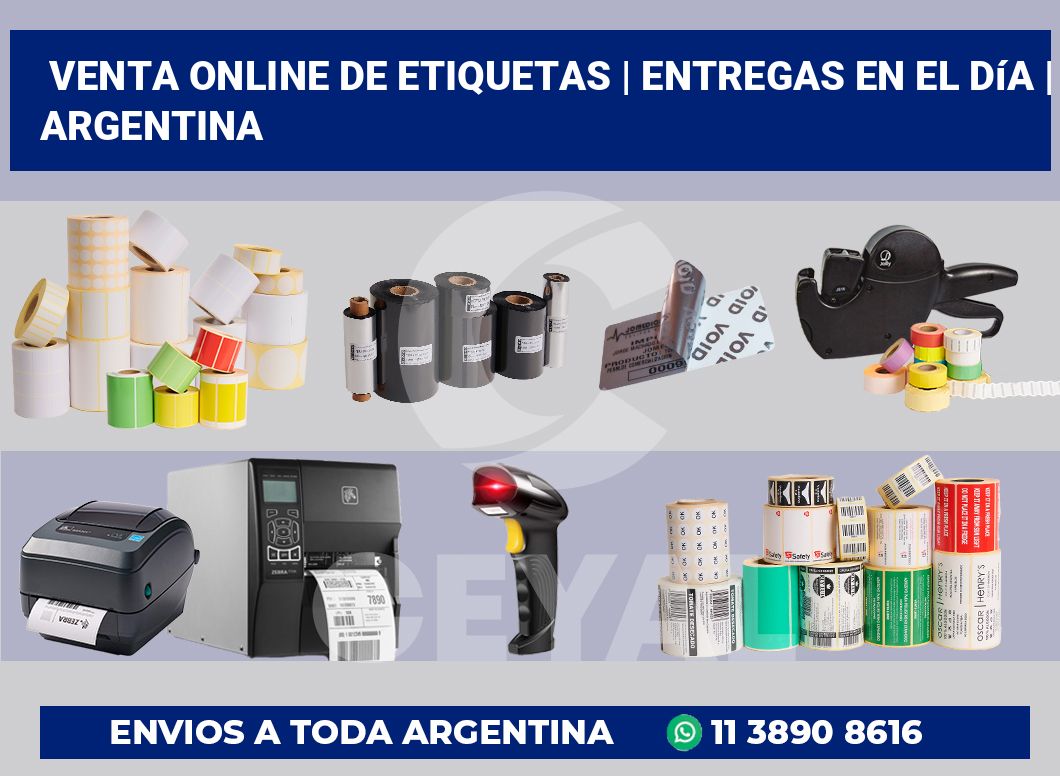 Venta online de etiquetas | Entregas en el día | Argentina