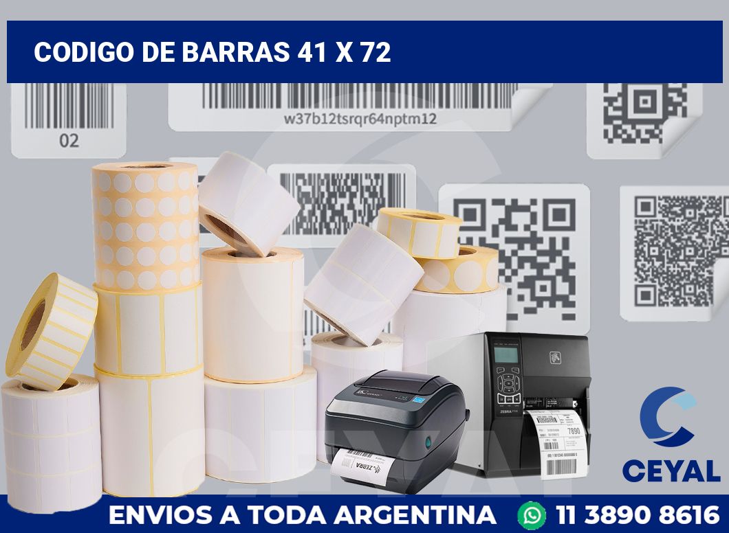 codigo de barras 41 x 72