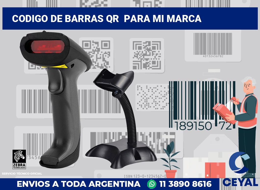 codigo de barras qr  para mi marca