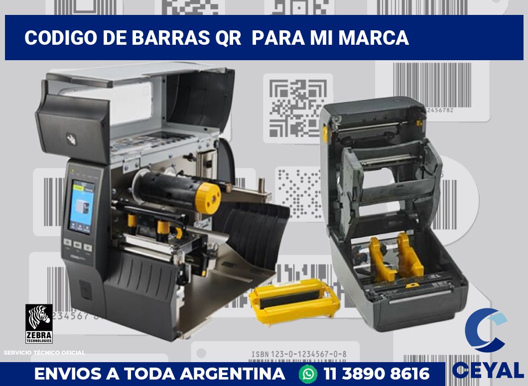 codigo de barras qr  para mi marca