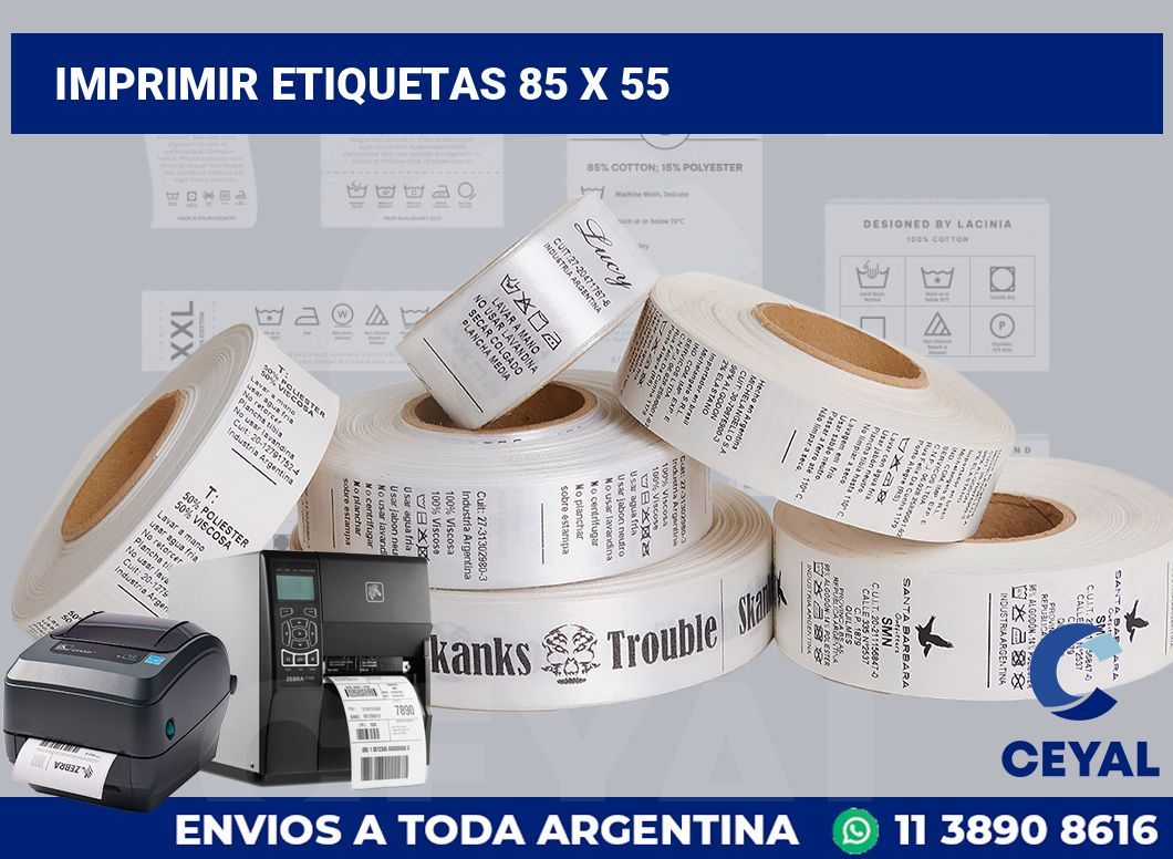 imprimir etiquetas 85 x 55