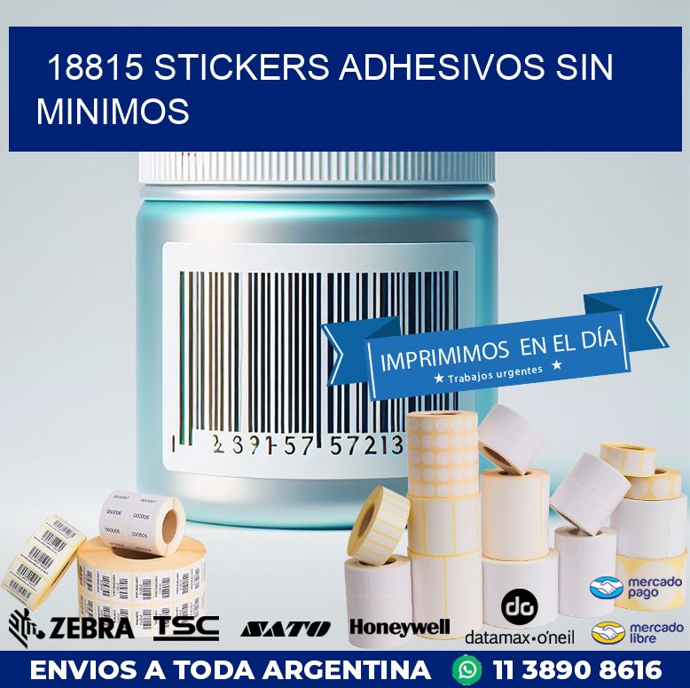 18815 STICKERS ADHESIVOS SIN MINIMOS