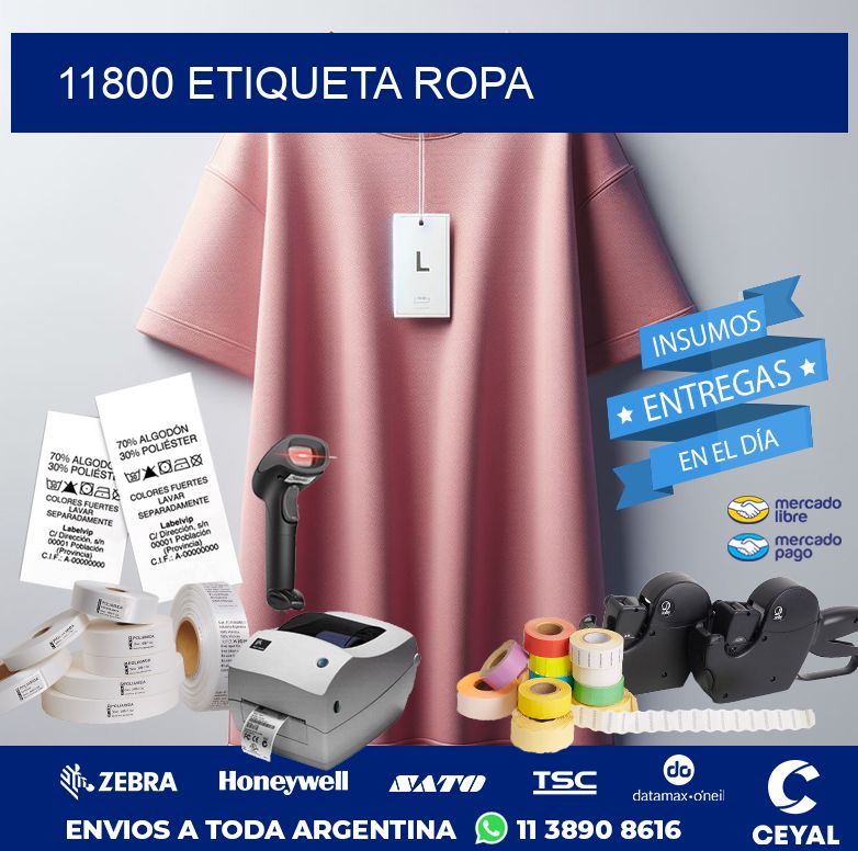 11800 ETIQUETA ROPA