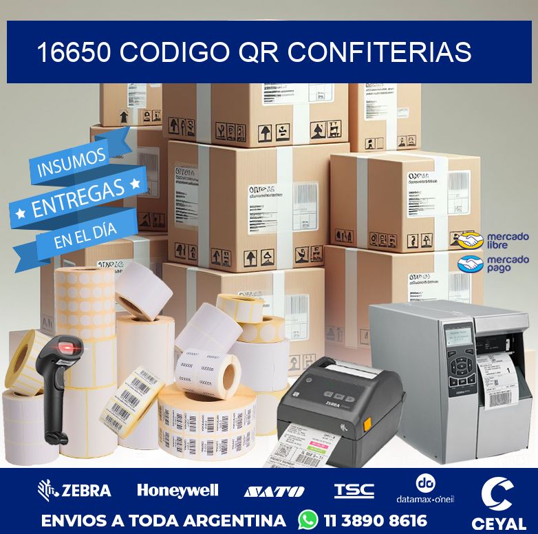 16650 CODIGO QR CONFITERIAS