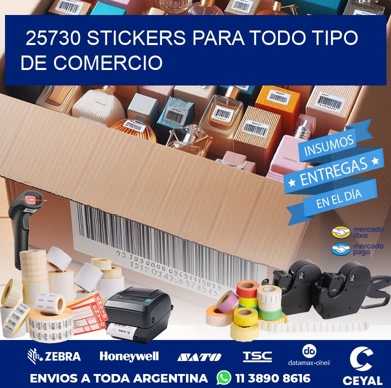 25730 STICKERS PARA TODO TIPO DE COMERCIO