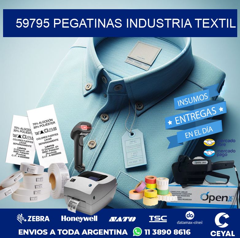 59795 PEGATINAS INDUSTRIA TEXTIL