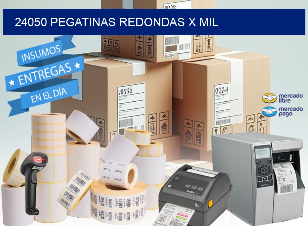 24050 PEGATINAS REDONDAS X MIL