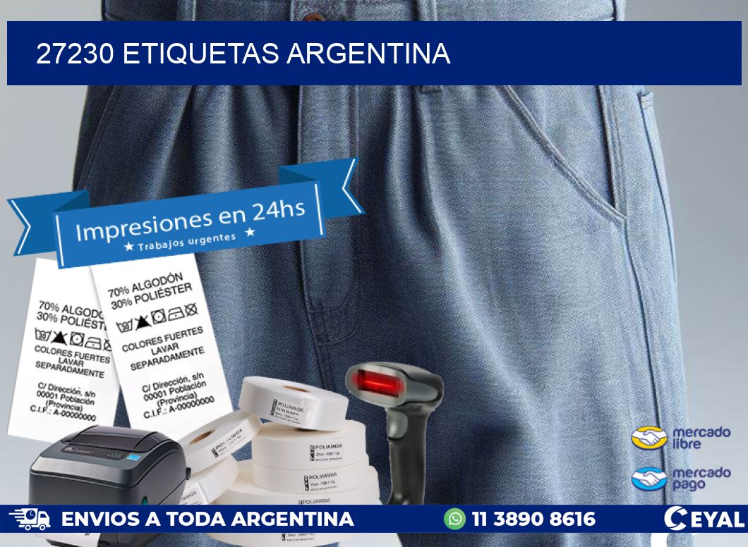 27230 ETIQUETAS ARGENTINA