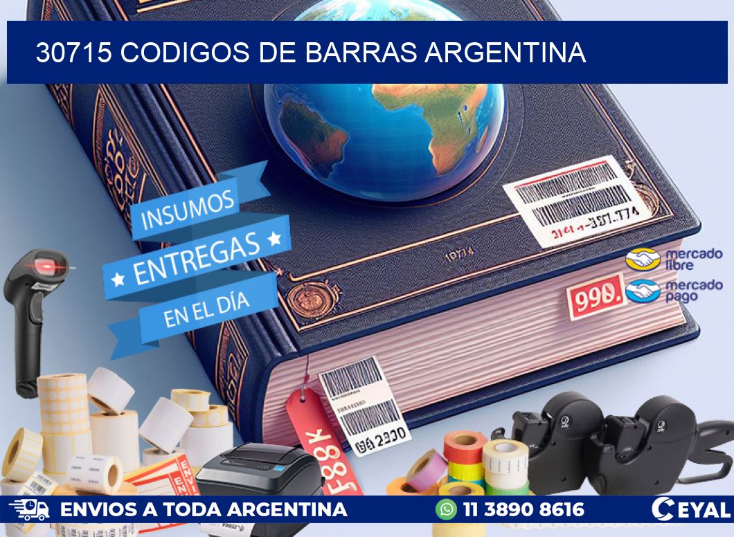30715 CODIGOS DE BARRAS ARGENTINA