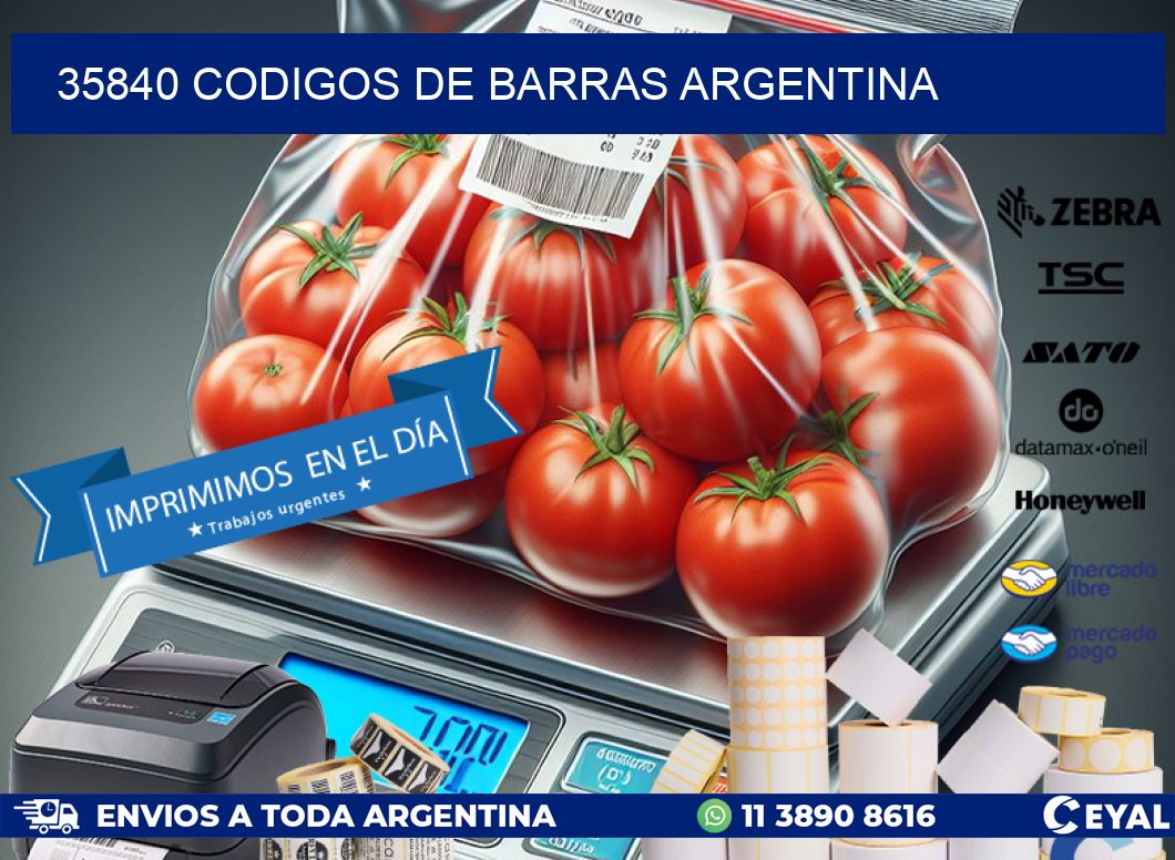 35840 CODIGOS DE BARRAS ARGENTINA