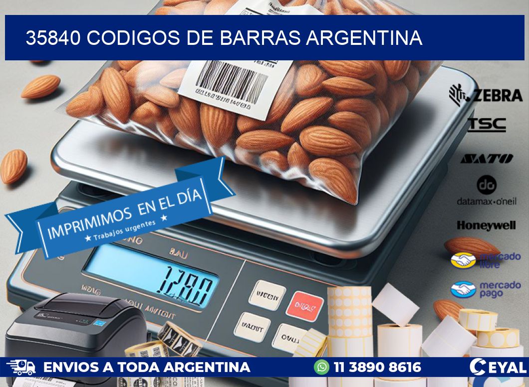 35840 CODIGOS DE BARRAS ARGENTINA