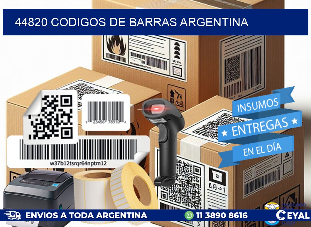 44820 CODIGOS DE BARRAS ARGENTINA