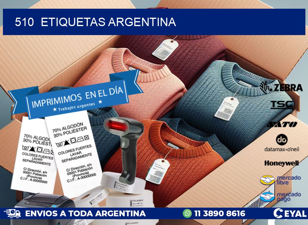 510  etiquetas argentina