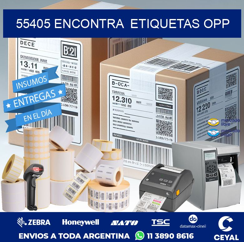 55405 ENCONTRA  ETIQUETAS OPP