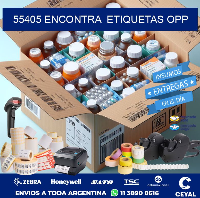 55405 ENCONTRA  ETIQUETAS OPP