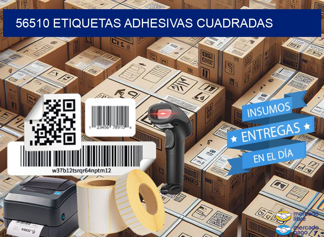 56510 ETIQUETAS ADHESIVAS CUADRADAS