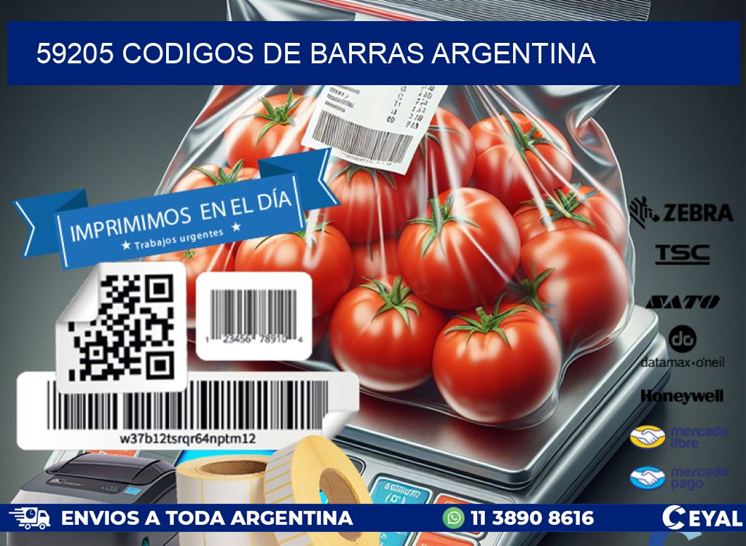 59205 CODIGOS DE BARRAS ARGENTINA