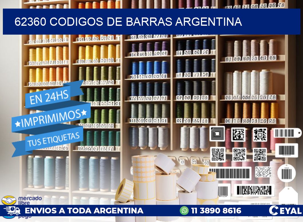 62360 CODIGOS DE BARRAS ARGENTINA