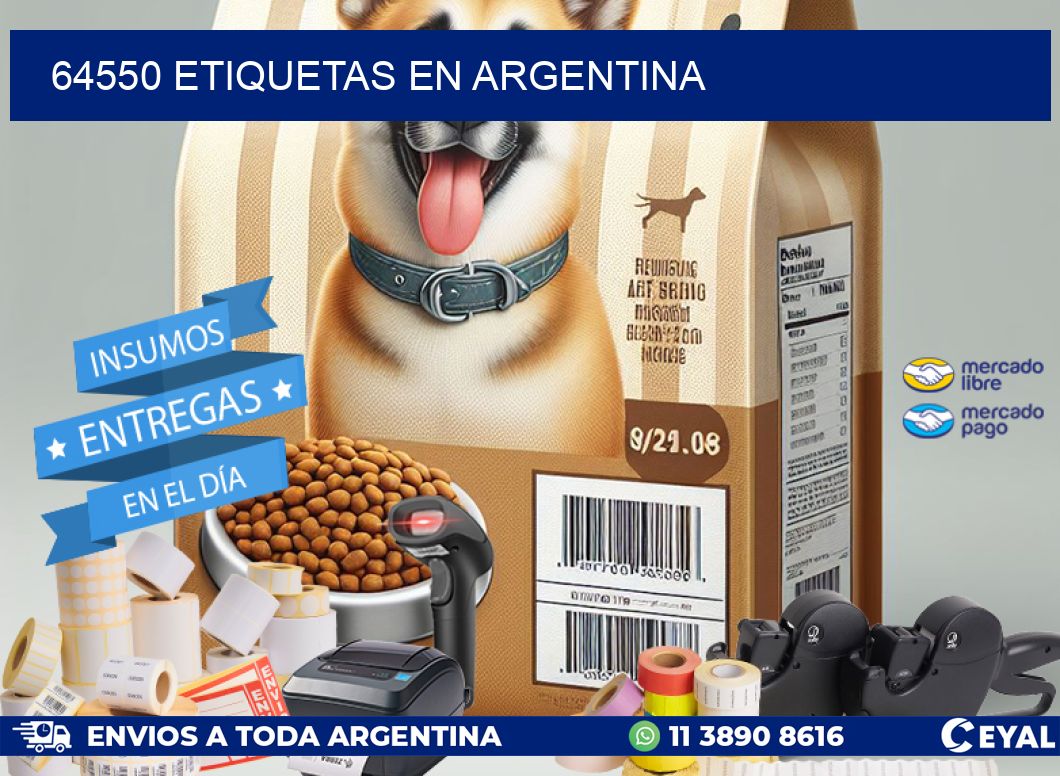 64550 etiquetas en argentina