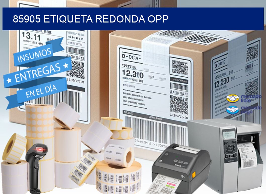 85905 ETIQUETA REDONDA OPP