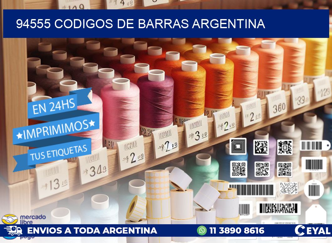 94555 CODIGOS DE BARRAS ARGENTINA