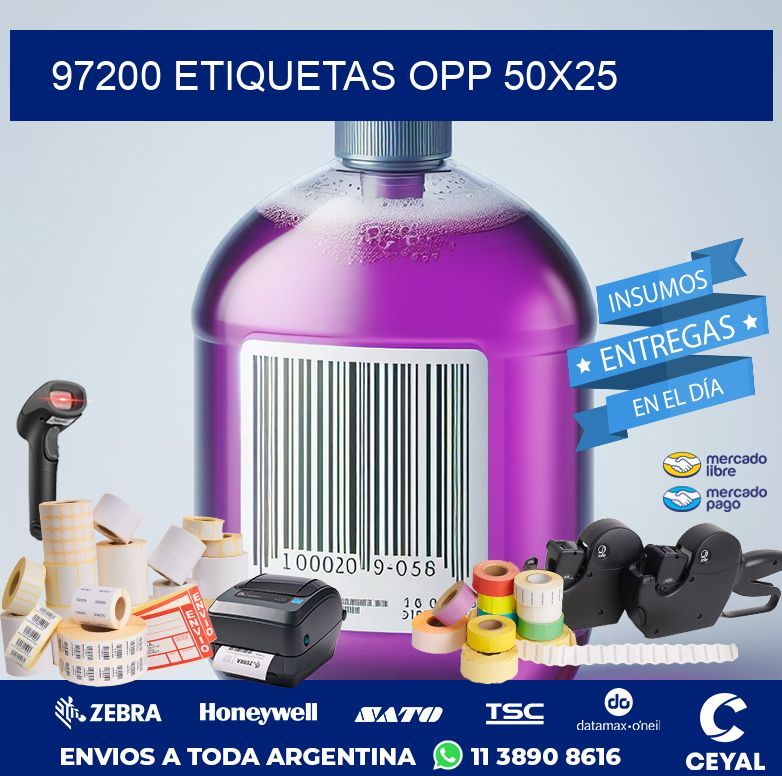 97200 ETIQUETAS OPP 50X25