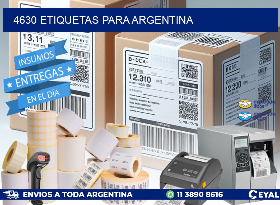 4630 ETIQUETAS PARA ARGENTINA