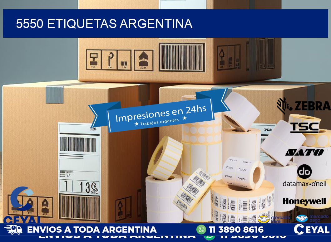 5550 ETIQUETAS ARGENTINA