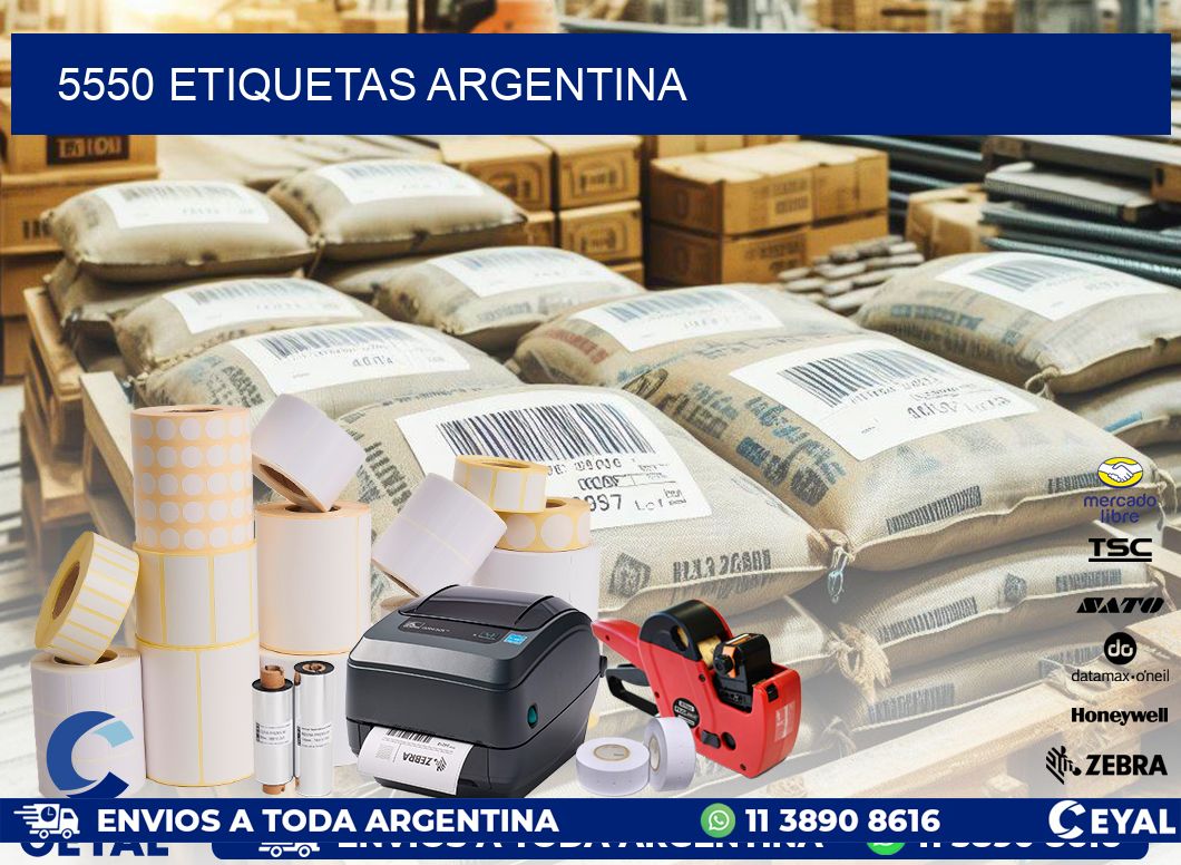 5550 ETIQUETAS ARGENTINA