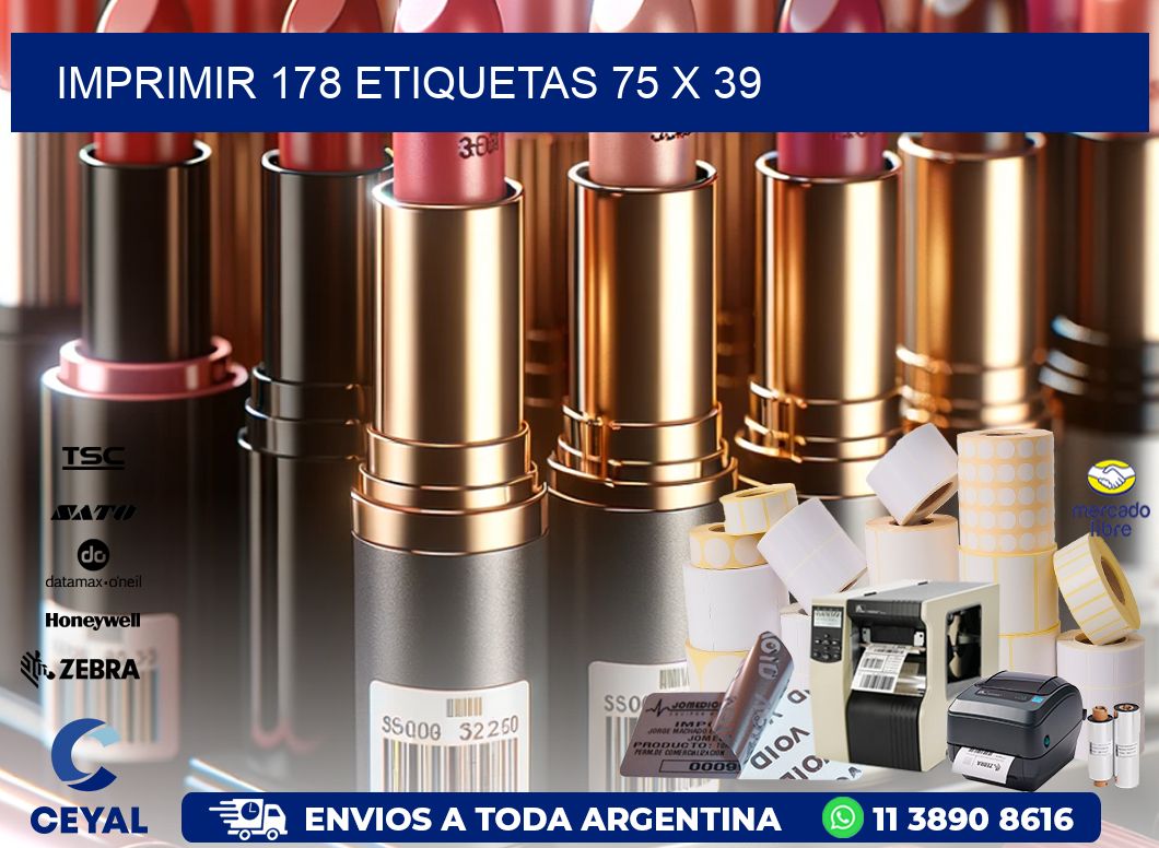 IMPRIMIR 178 ETIQUETAS 75 x 39