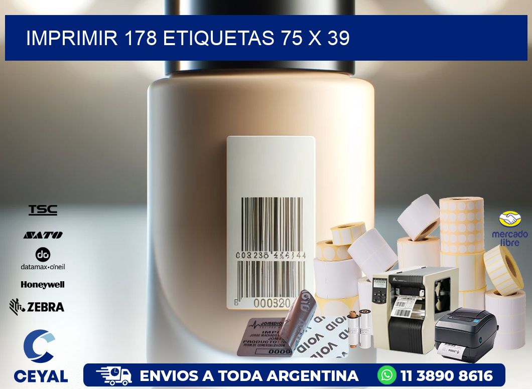 IMPRIMIR 178 ETIQUETAS 75 x 39