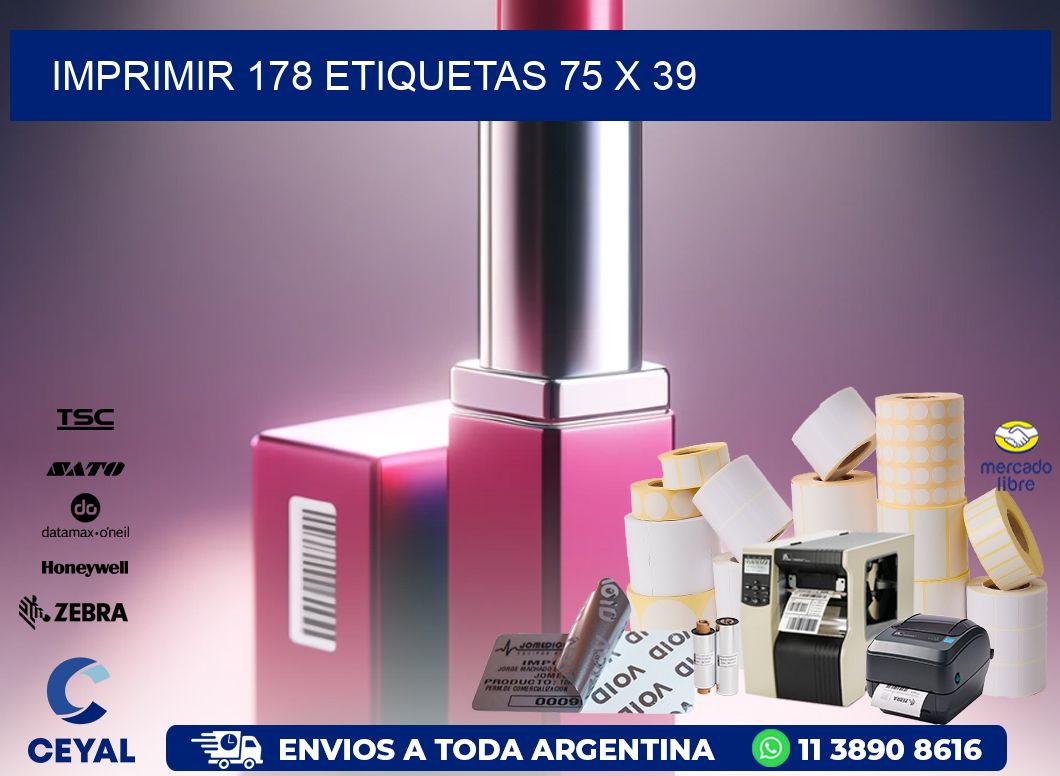 IMPRIMIR 178 ETIQUETAS 75 x 39