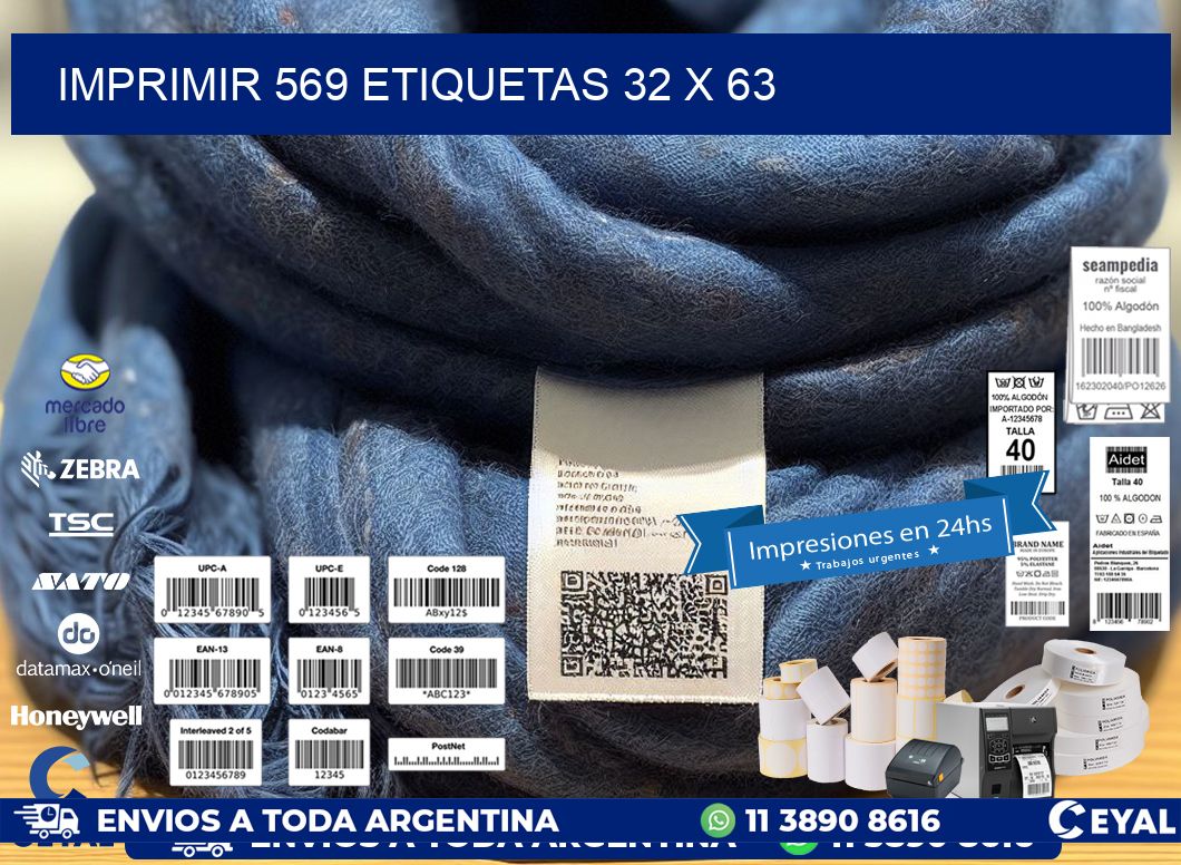 IMPRIMIR 569 ETIQUETAS 32 x 63