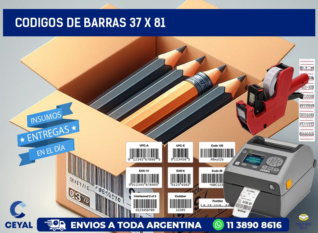 codigos de barras 37 x 81