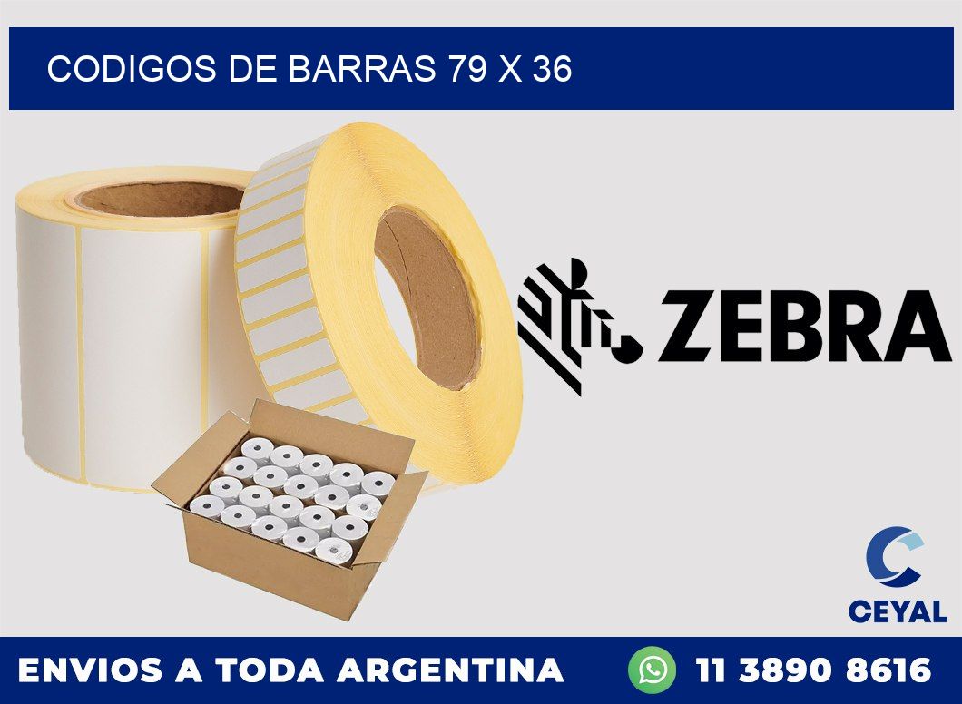 codigos de barras 79 x 36