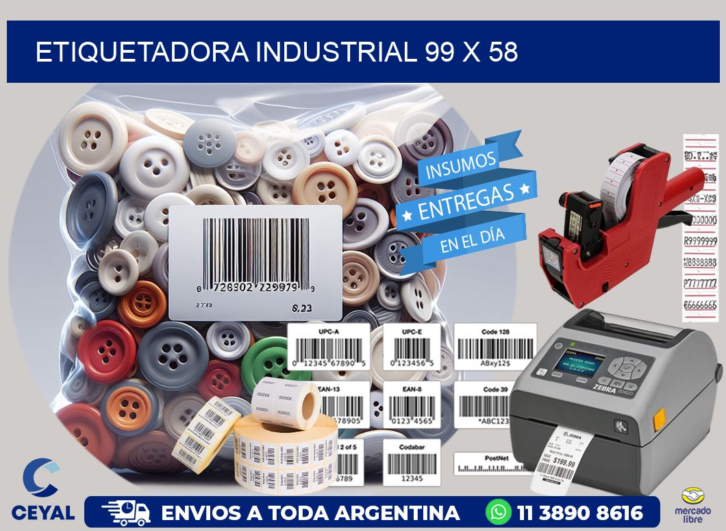 etiquetadora industrial 99 x 58