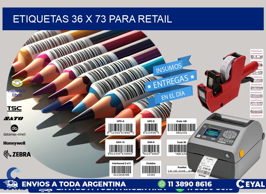 ETIQUETAS 36 x 73 PARA RETAIL