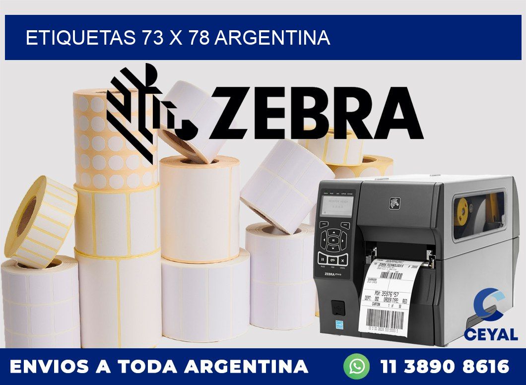 ETIQUETAS 73 x 78 ARGENTINA