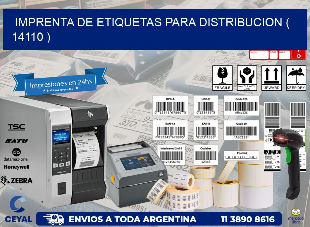 imprenta de etiquetas para distribucion ( 14110 )