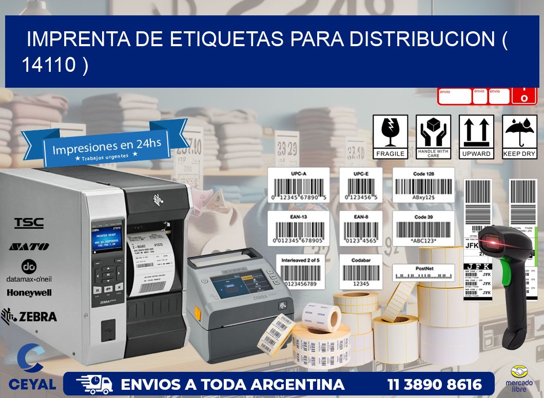 imprenta de etiquetas para distribucion ( 14110 )
