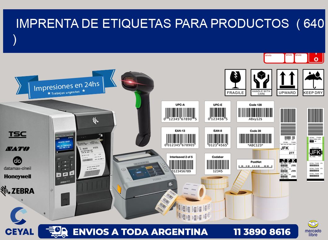 imprenta de etiquetas para productos  ( 640 )