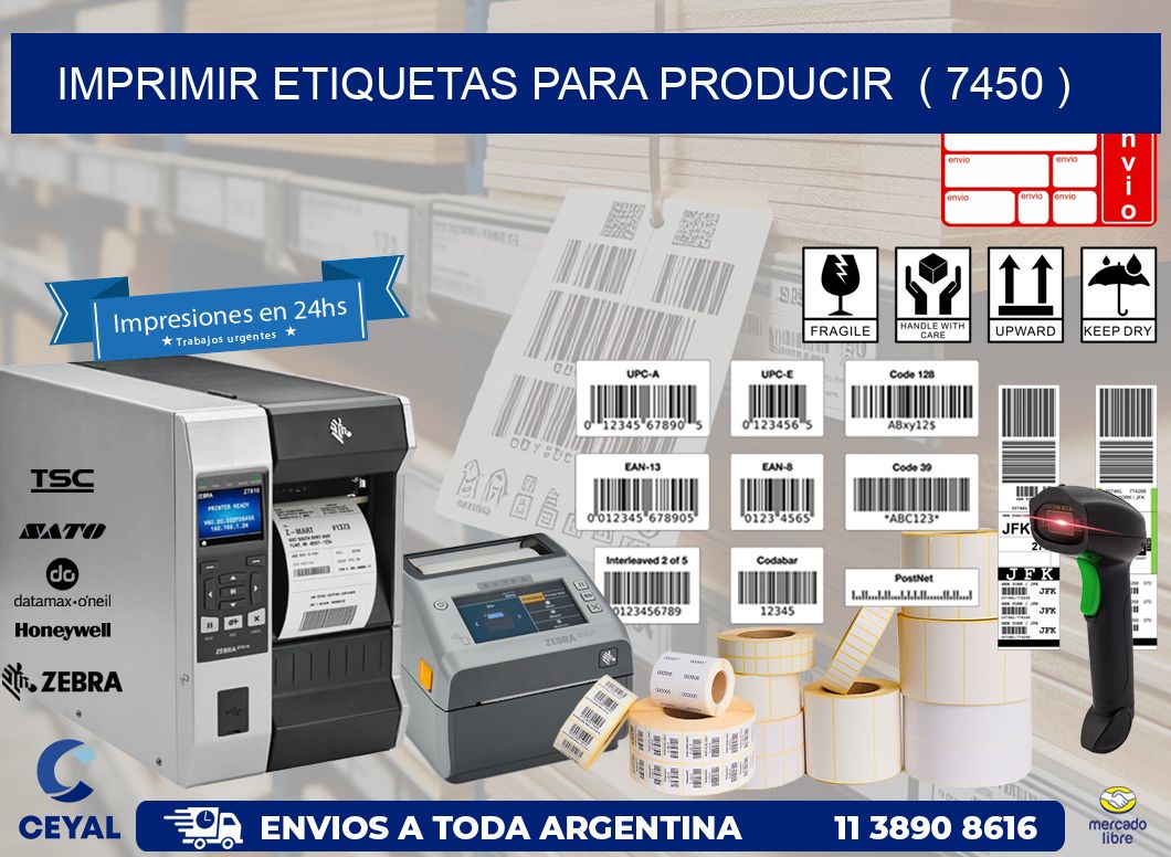 imprimir etiquetas para producir  ( 7450 )