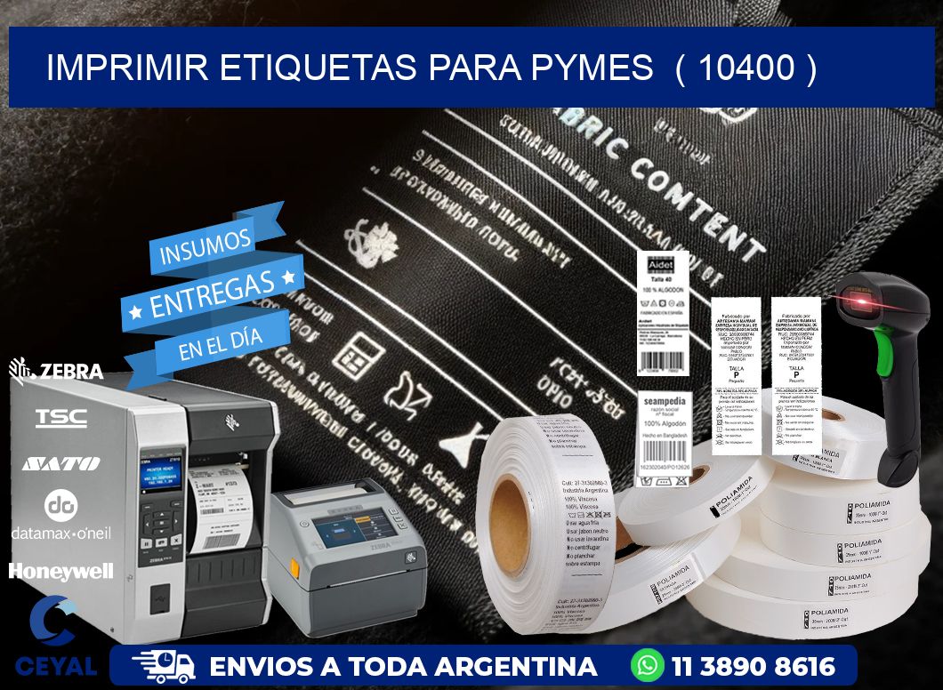 imprimir etiquetas para pymes  ( 10400 )