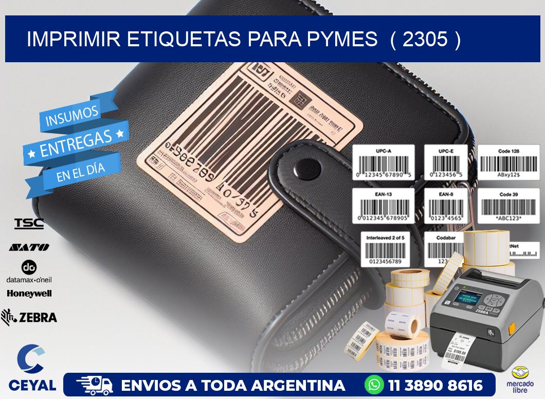 imprimir etiquetas para pymes  ( 2305 )